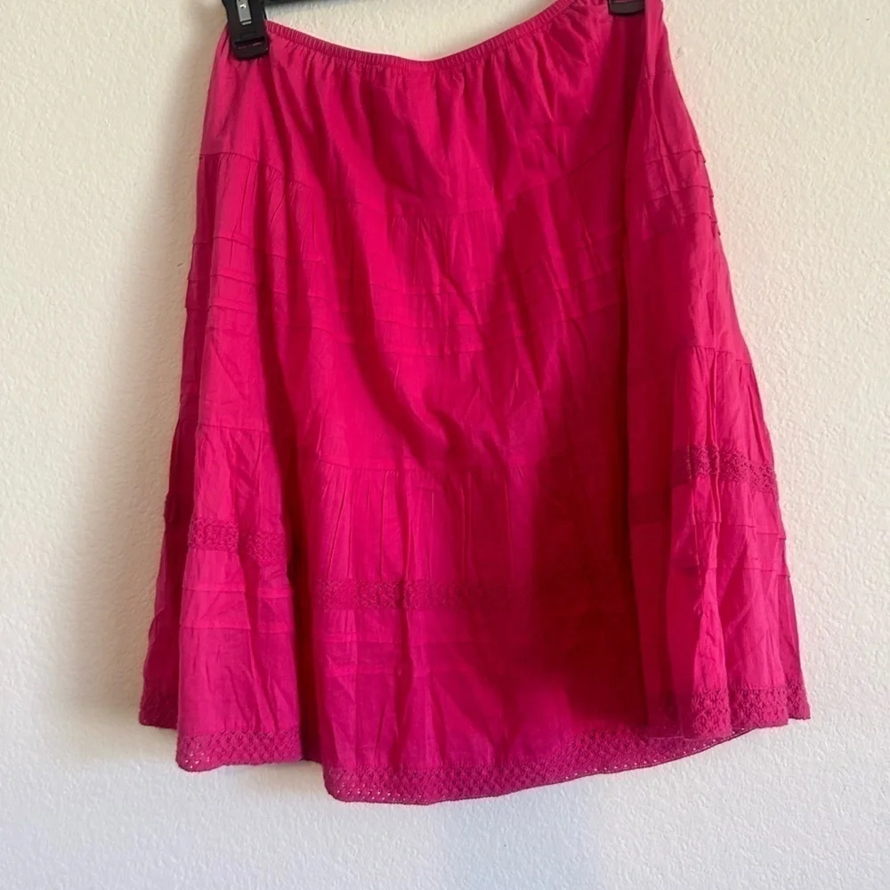 NWT Speechless XL Stretch Pull on Pink cotton skirt